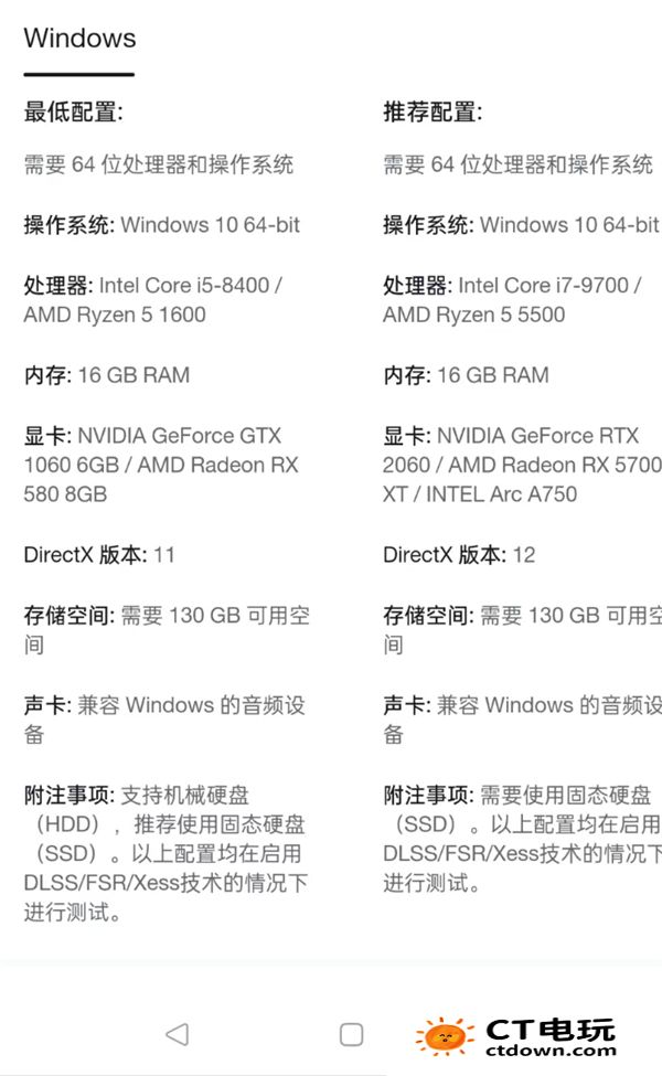 黑神话悟空最低需要什么配置 黑神话悟空配置要求一览