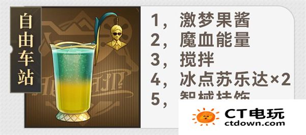 崩坏星穹铁道杯中逸事有什么配方 崩坏星穹铁道杯中逸事配方大全