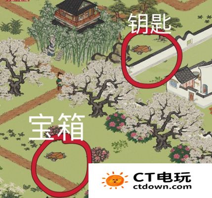 《江南百景图》丽娘府宅宝箱钥匙位置介绍