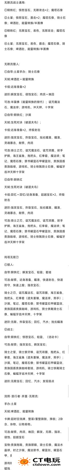 代号肉鸽无限流卡组怎么玩 代号肉鸽无限流卡组玩法攻略